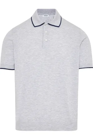 Gran Sasso Topp, Herr, 2Xl, Bomull, Italiensk bomullspolotröja