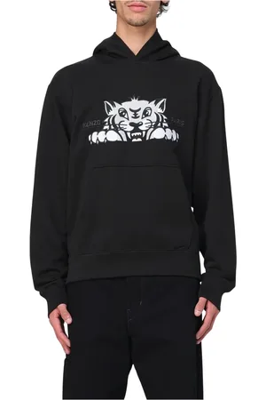 Kenzo Sweatshirts & Hoodies, Herr, L, Mysig Tiger Fleece Tröja