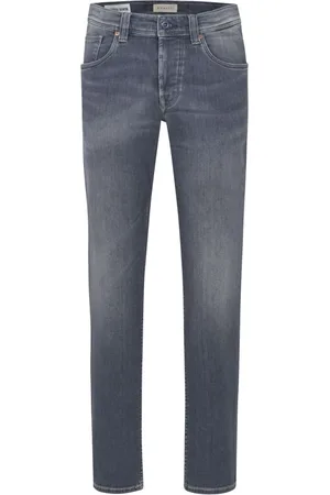 Bugatti Jeans, Herr, W36 L34, Bomull, Elastiska Herrjeans i Blågrå