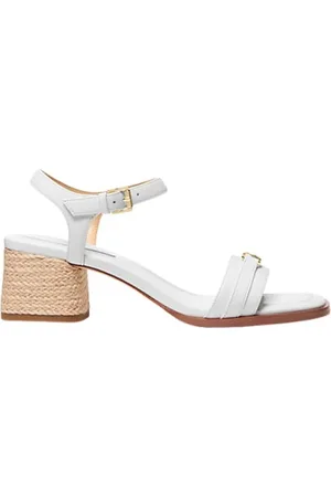 Michael Kors Skor, Dam, 38 1/2 EU, Vita Sandaler för Kvinnor