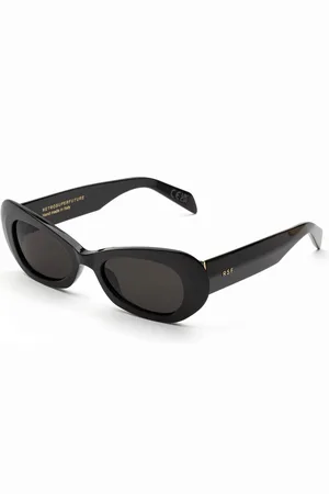 Retrosuperfuture Accessoarer, unisex, ONE Size, Svarta solglasögon Snygga Unisex