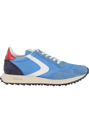 Valsport 1920 Skor, Herr, 45 EU, Läder, Vintage Nylon Sneakers Blått Läder