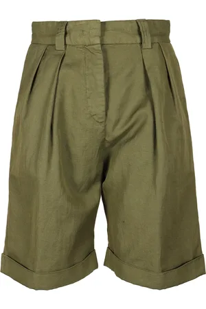 Aspesi Shorts, Dam, XS, Militärgrön Bermuda Shorts