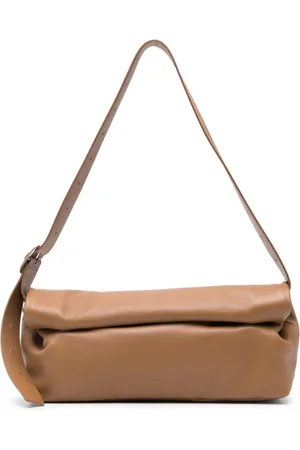Jil Sander Väska, Dam, ONE Size, Brun Skuldväska med Ficka