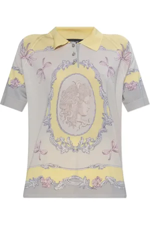 VERSACE Topp, Dam, S, Sidenspolo
