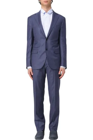 corneliani Kostym, Herr, M, Blå Elegant Herrkostym