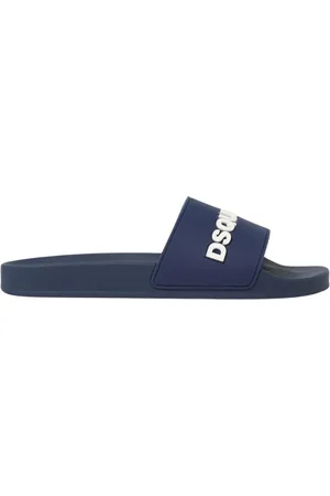 Dsquared2 Skor, Herr, 45 EU, Bekväma Gummislides Sandaler Blå