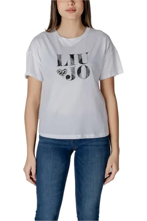 Liu Jo Topp, Dam, S, Bomull, Kortärmad bomulls-T-shirt