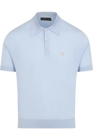 Prada Topp, Herr, L, Blå Polo Herrmode