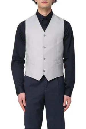 Emporio Armani Kostym, Herr, S, Stilfull Suit Vest i Pärla