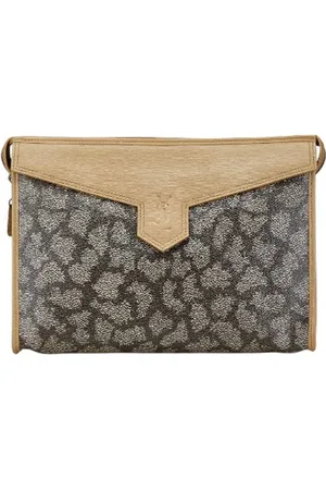 Saint Laurent Pre-owned, Dam, ONE Size, Pre-owned Canvas kuvertvskor