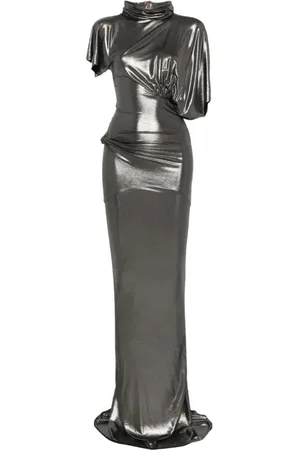 Rick Owens Klänning, Dam, M, Elegant Gunmetal Klänning