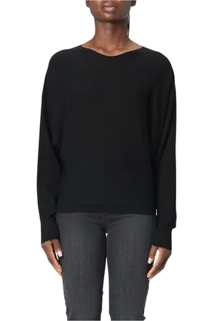 Twin-Set Stickade tröjor & koftor, Dam, M, Oversized Viscose Sweater