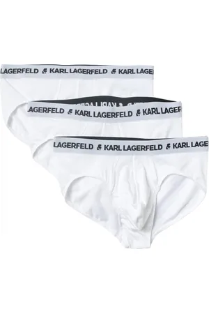 Karl Lagerfeld Underkläder, Herr, S, Läder, Underkläder med ikonisk grafisk design