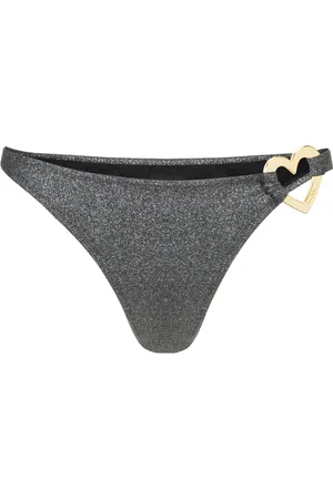 Moschino Badkläder, Dam, L, Hjärta Glitter Bikini Underdelar