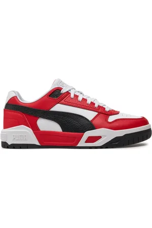 PUMA Skor, Herr, 43 EU, Klassiska Tech Sneakers Röd Multifärgad