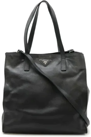 Prada Pre-owned, Dam, ONE Size, Pre-owned Laeder axelremsvskor