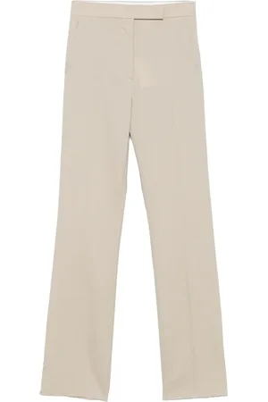 Max Mara Byxor, Dam, 2Xs, Byxor med Frontknappstängning