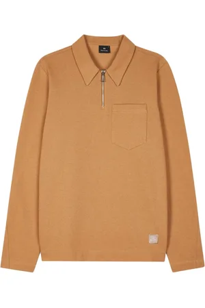 Paul Smith Sweatshirts & Hoodies, Herr, M, Bomull, Half Zip Sweatshirt med Bröstficka