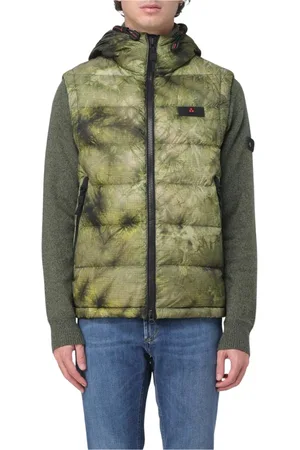Peuterey Jacka, Herr, L, Nylon, Grön Huva Puffer Väst