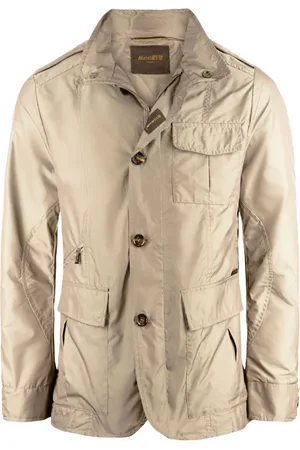 MOORER Jacka, Herr, 3Xl, Polyester, Vattenavvisande Jacka med Dold Huva