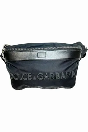 Dolce & Gabbana Pre-owned, Herr, ONE Size, Läder, Pre-owned Canvas crossbodyvskor