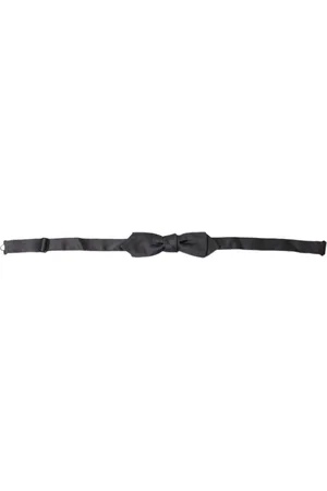 Dolce & Gabbana Accessoarer, Herr, ONE Size, Elegant Antracit Silke Fluga