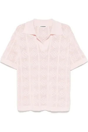 Jil Sander Topp, Herr, M, Rosa Pikétröja