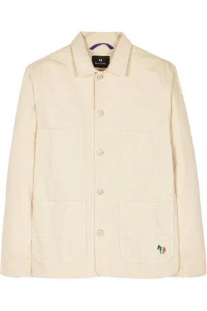 Paul Smith Jacka, Herr, L, Bomull, Twilljacka med Zebra Broderi