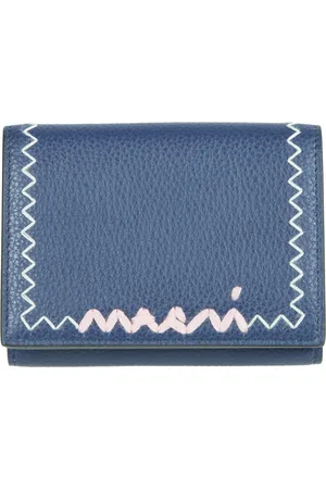Marni Accessoarer, Dam, ONE Size, Läder, Läder Trifold Korthållare Plånbok