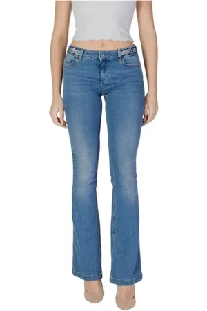 Liu Jo Jeans, Dam, W28, Bomull, Ljusblå Bootcut Jeans för Kvinnor