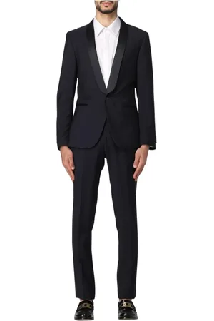 corneliani Kostym, Herr, L, Blå Shawlkrage Smokingkostym