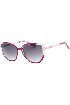 Guess Accessoarer, Dam, ONE Size, Lila Metall Solglasögon UV-skydd