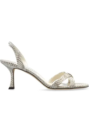 Jimmy Choo Skor, Dam, 37 1/2 EU, Läder, Elsy 70 klack sandaler