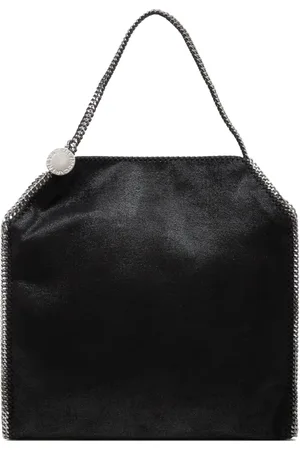 Stella McCartney Väska, Dam, ONE Size, Polyester, Stor Handväska med Tryckknapp och Innerficka