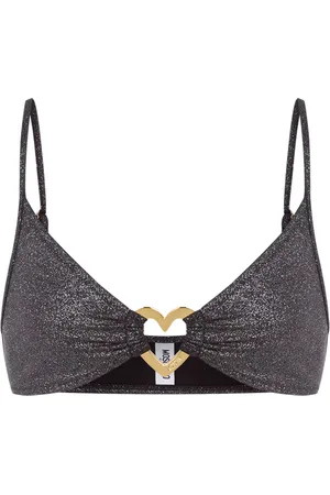 Moschino Badkläder, Dam, M, Hjärta Glitter Bikini Topp