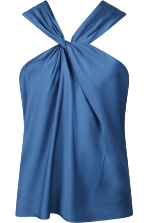Simkhai Topp, Dam, S, Satin Cross Front Stickad Topp