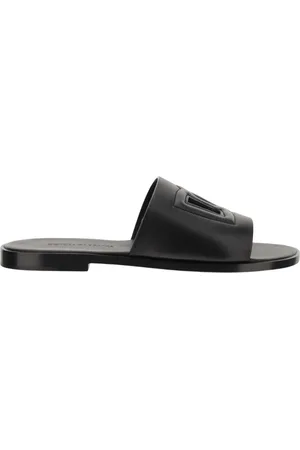 Dolce & Gabbana Skor, Herr, 41 EU, Läder, Svarta sandaler