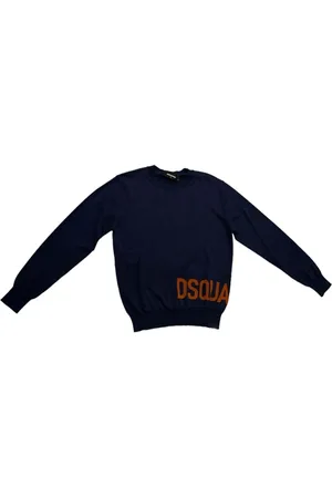 Dsquared2 Stickade tröjor & koftor, Herr, 2Xl, Stilig Pullover Tröja för Män