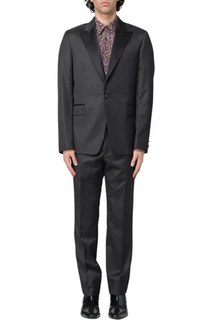 Paul Smith Kostym, Herr, M, Elegant Svart Textured Kostym