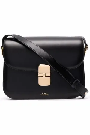 A.P.C. Väska, Dam, ONE Size, Läder, Svart Läderskulderväska