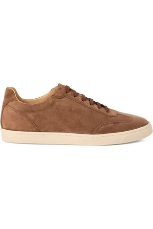 Brunello Cucinelli Skor, Herr, 41 EU, Mocka, Suede Sneakers