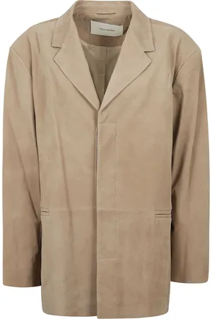 Entire Studios Jacka, Dam, M, Suede Single-Breasted Blazer