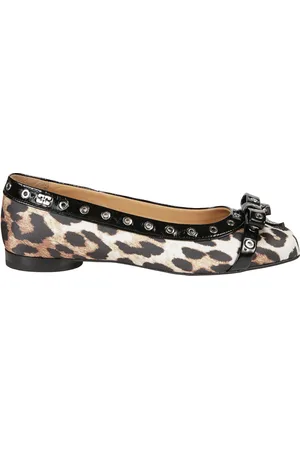 Ganni Skor, Dam, 36 EU, Leopard Ballerina Flats