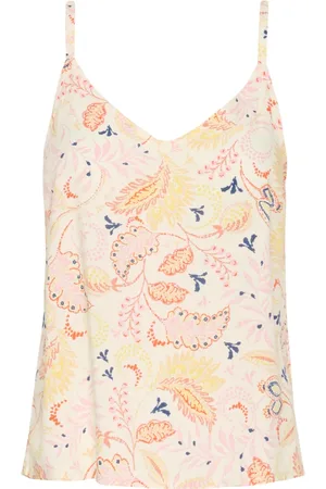 Part Two Topp, Dam, S, Blus med Paisley Print och Justerbara Axelband