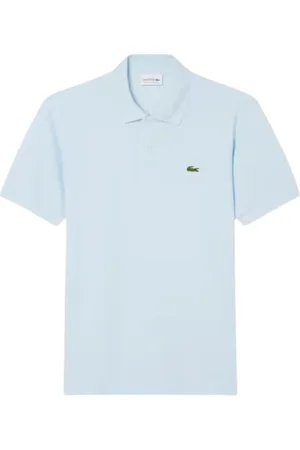 Lacoste Topp, Herr, M, Bomull, Ljusblå Classic Fit Polo Shirt