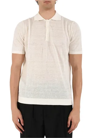 COSTUMEIN Topp, Herr, XL, Linne, Linnepolo med knappad krage