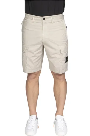 Stone Island Shorts, Herr, W30, Sand Regular Bermuda Shorts