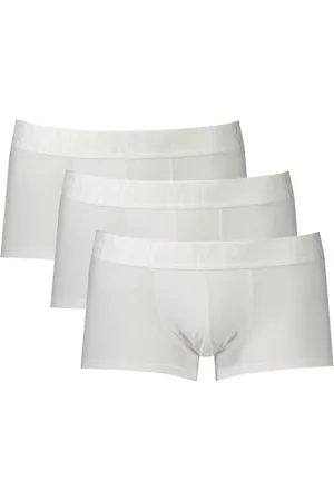 Bikkembergs Underkläder, Herr, S, Bomull, Vit Herr Boxer Tonal Parigamba