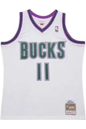 Mitchell & Ness Sport, Herr, L, Läder, Milwakuee Bucks 1999-2000 Swingman Jersey